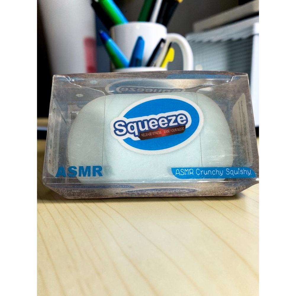Squeeze ASMR Crunchy Soap Squishy Stress Relief Toy Blue